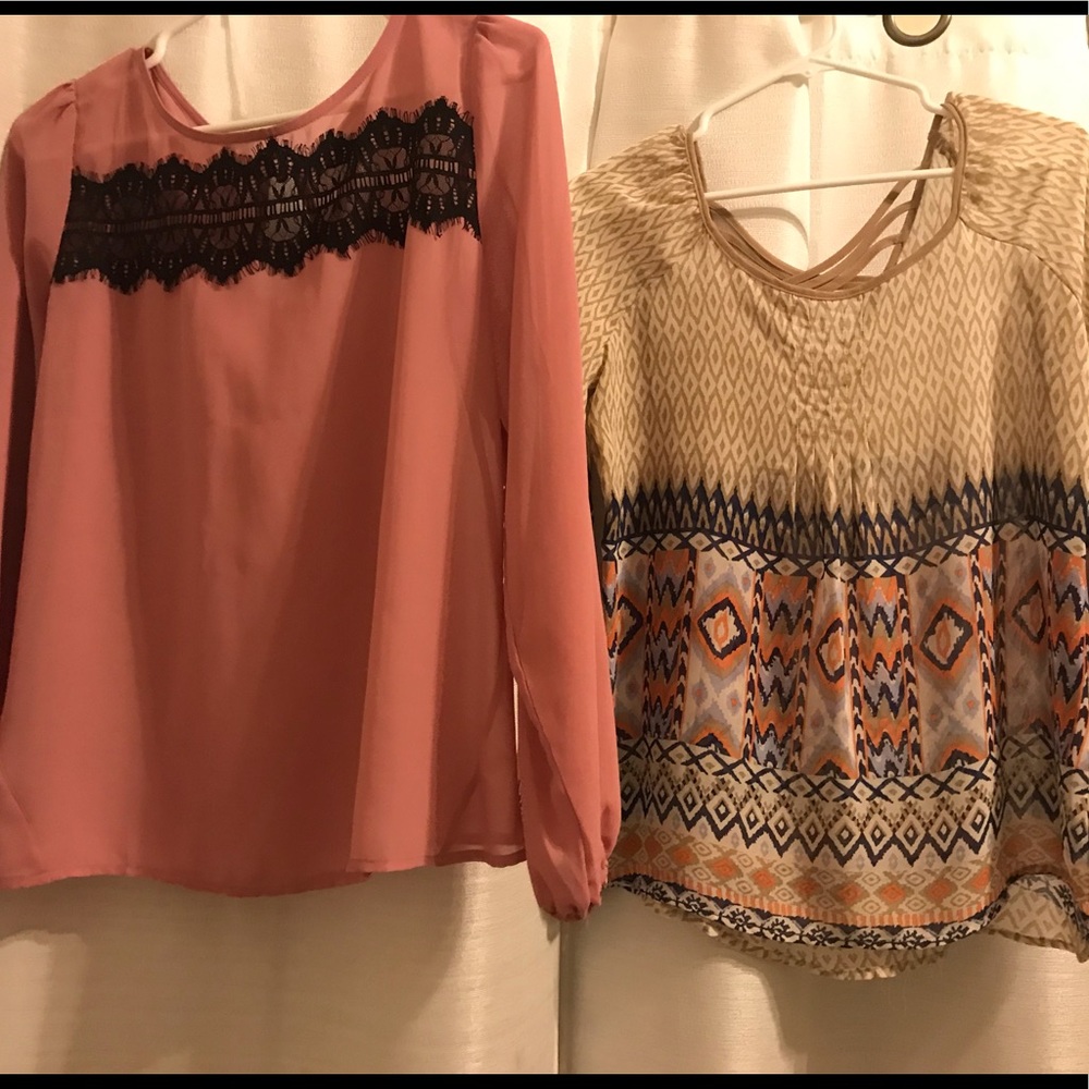 Long sleeve blouses